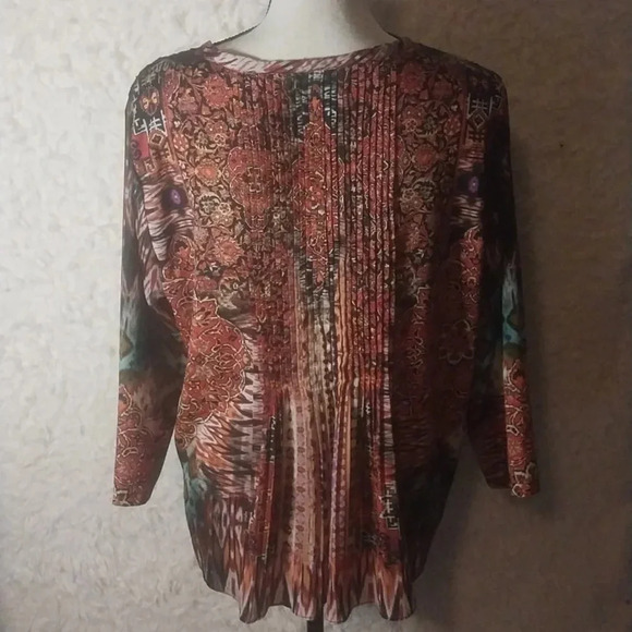 Boho Ranna Gill Embroidered Tunic Blouse - Picture 6 of 10